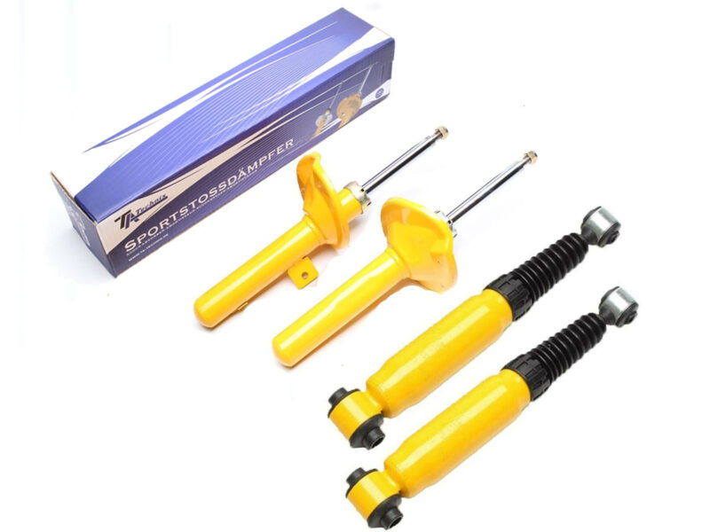 4 Sportska Amortizera Citröen Berlingo Peugeot 206, -SW, -CC, 206+, Partner Combispace, Kasten TA-TECHNIX EVOSTPE04VL+EVOSTPE04VR+2X EVOSTPE04H