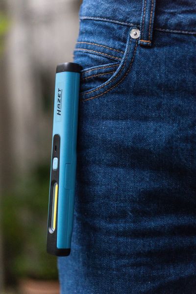 Radionička svjetiljka džepna; olovka tehnologija; svjetiljka, vrsta sijalice LED, snop svjetlosti 200lm, kapacitet baterije: 1050mAh, Li-Ion, 1kom, IP65; HAZET HAZ 1979W-11