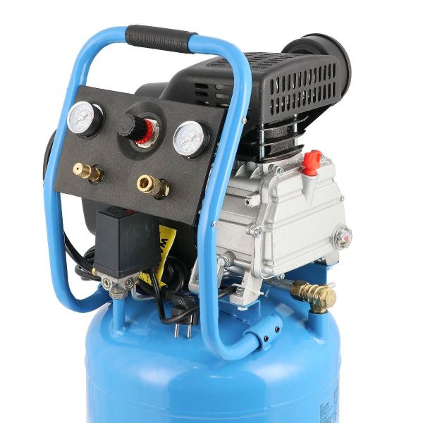 Klipni kompresor AIRPRESS, nazivna snaga; 1,8kW, pritisak u barima; 8bar, spremnik; 50l, napon; 230V, učinkovitost; 288l/min, broj klipova; 1kom.,razina buke; 97dB, direktan pogon; AIRPRESS 36852