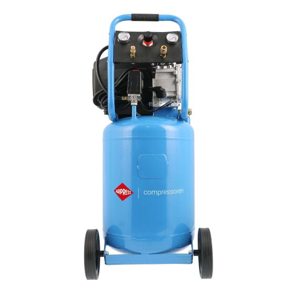 Klipni kompresor AIRPRESS, nazivna snaga; 1,8kW, pritisak u barima; 8bar, spremnik; 50l, napon; 230V, učinkovitost; 288l/min, broj klipova; 1kom.,razina buke; 97dB, direktan pogon; AIRPRESS 36852