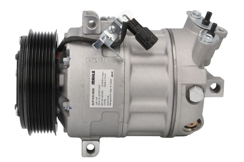 Kompresor klime DCS-17IC MAHLE, promjer remenice 115mm, 12V odgovara: FIAT TALENTO; NISSAN PRIMASTAR; RENAULT CLIO IV, LATITUDE, MASTER III, TRAFIC III 1.5D-2.3D od 2006-; MAHLE ACP 610 000S
