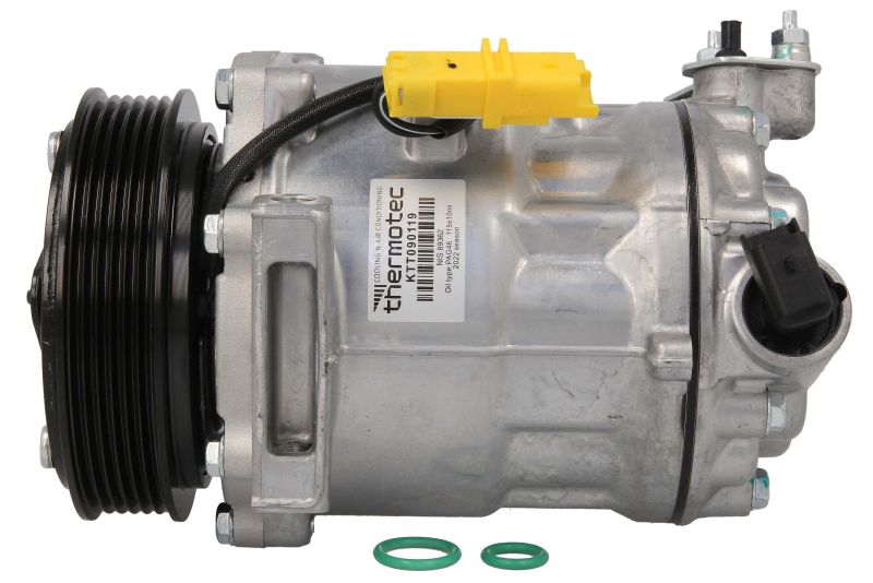 Kompresor klime ZA: CITROEN C4 GRAND PICASSO I, C5 II, C5 III, C5 II/KOMBI, C6, DS3; PEUGEOT 2008 I, 407, 508 I, 508/KOMBI, 607; RENAULT LATITUDE 1.5D-3.0D 2004-, THERMOTEC KTT090119