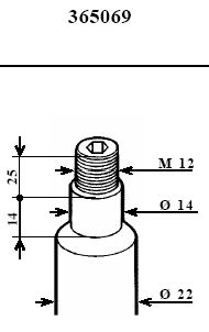 Amortizer Prednji Desno/Levo KAYABA odgovara za: BMW 5 (E34) 1.8/2.0 od 1987-1995; KAYABA KYB365069