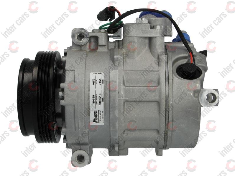 Kompresor klime ZA: BMW 5 (E60), 5 (E61), 6 (E63), 6 (E64), 7 (E65, E66, E67) 3.6-6.0 2001-2010, NISSENS NIS 89199