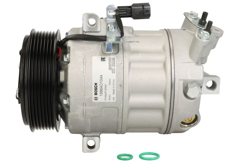Kompresor klime BOSCH ZA: FIAT TALENTO; NISSAN PRIMASTAR, X-TRAIL II; OPEL MOVANO B, VIVARO B; RENAULT LATITUDE, MASTER III, TRAFIC III 1.6D-Electric od 2006. BOSCH 1986AD1044,1 986 AD1 044