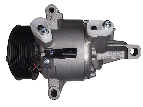 Kompresor klime DKV09Z, promer remenice 100mm, 12V AIRSTAL odgovara za: DACIA DUSTER, LOGAN II, LOGAN MCV II, SANDERO II; NISSAN MICRA V 0.9-1.6LPG od 2012-; AIRSTAL 10-4641