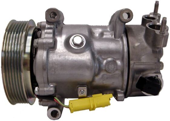 Kompresor klime SD6C12, promer remenice 119mm, 12V MAHLE odgovara: DS DS 3; CITROEN BERLINGO, BERLINGO MULTISPACE, BERLINGO/MINIVAN, C3 / C3 ORIGIN III, C3 II, C3 PICASSO, C4 1.1-2.0ALK od 2000-; MAHLE ACP 14 000S