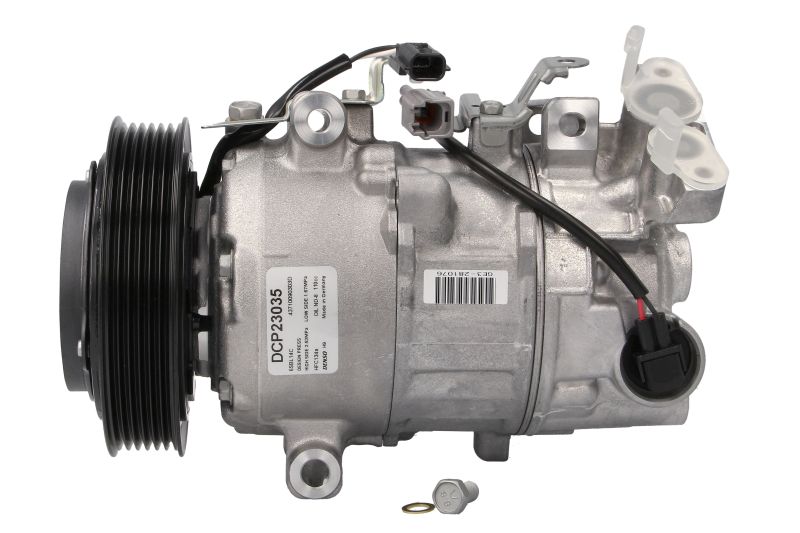 Kompresor klime 6SBL14C DENSO, promer remenice 125mm, 12V ZA: RENAULT GRAND SCENIC III, MEGANE III, SCENIC III 1.5D od 2009.-2016. DENSO DCP23035