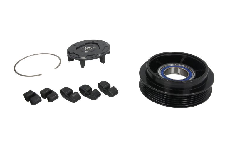 Kvačilo kompresora klime (6SEU16C; DENSO 6SEU16C 5PK 110mm) THERMOTEC ZA : MERCEDES A (W169), B SPORTS TOURER (W245), CLC (CL203), CLS (C219), M (W164) 2.0D-3.0D 2004-2012 THERMOTEC KTT040068