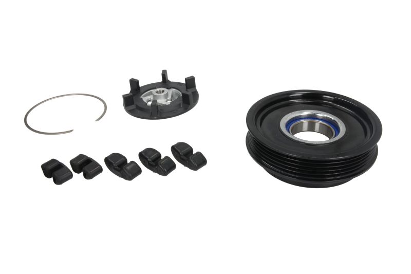 Kvačilo kompresora klime (6SEU16C; DENSO 6SEU16C 5PK 110mm) THERMOTEC ZA : MERCEDES A (W169), B SPORTS TOURER (W245), CLC (CL203), CLS (C219), M (W164) 2.0D-3.0D 2004-2012 THERMOTEC KTT040068