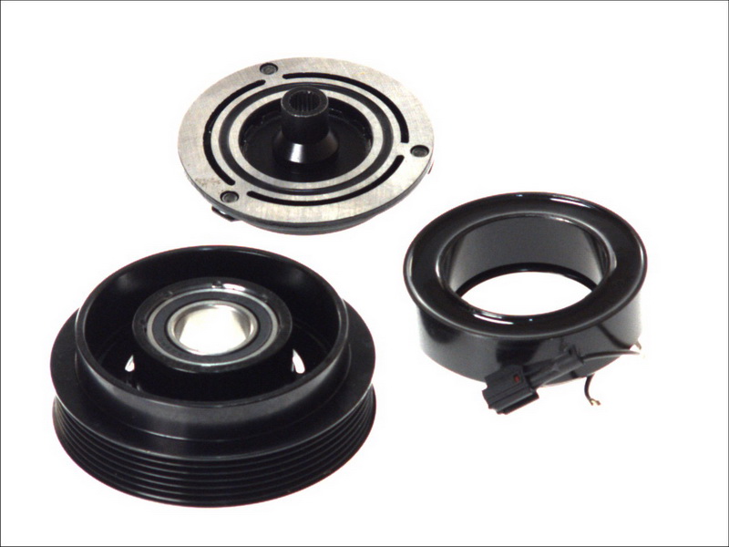 Kvačilo kompresora klime (HCC HCC HS-18 6PK 128mm) THERMOTEC ZA : HYUNDAI SANTA FÉ I, TRAJET, XG 2.0-2.7 1998-2008 THERMOTEC KTT040091