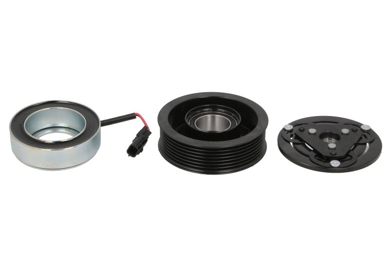 Kvačilo kompresora klime (VALEO DKV09Z 12V 7PK 100mm) THERMOTEC odgovara za: DACIA DUSTER, LOGAN II, LOGAN MCV II, SANDERO II; NISSAN MICRA V 0.9-1.6LPG od 2012-; THERMOTEC KTT040371