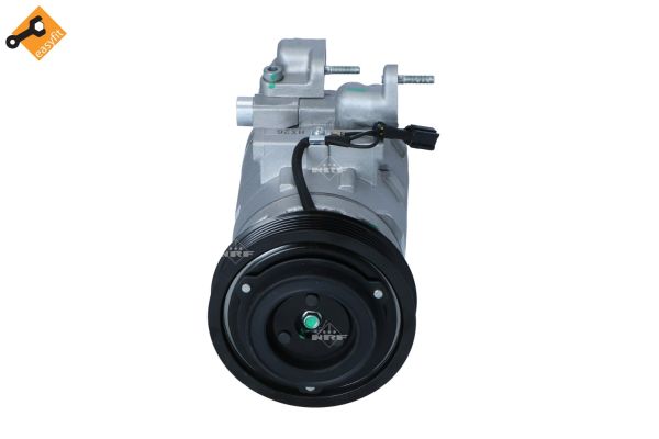 Kompresor klime HS18, promjer remenice 128mm, 12V NRF odgovara za: HYUNDAI HIGHWAY, SANTA FÉ I, SONATA IV, TRAJET, TRAJET/MINIVAN, XG; KIA MAGENTIS I 2.0-2.7 od 1998-2008; NRF NRF 32204