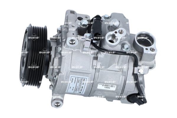 Kompresor klime 6SEU14C NRF, promer remenice 100mm, 12V ZA: AUDI A4 ALLROAD B8, A4 B6, A4 B7, A4 B8, A5, A6 ALLROAD C6, A6 C6, A8 D3, Q5; SEAT EXEO, EXEO ST 1.6-3.0D NRF NRF 32263