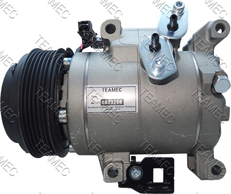 Kompresor klime RS18 TEAMEC, promer remenice 120mm, 12V ZA: MAZDA 6, 6/KOMBI, CX-5 2.2D od 2012. TEAMEC TM8623280