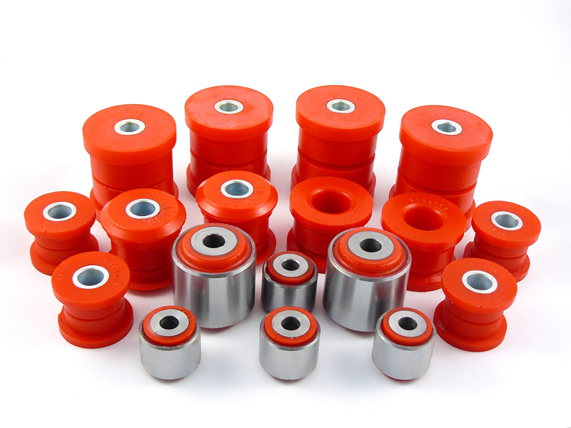 Osnovni set poliuretanskih čaura 18kom: 80 Sha ZA: ALFA ROMEO 166 od 1998.-2007. MPBS 0301003PZ80SHA,0301003-PZ/80SHA