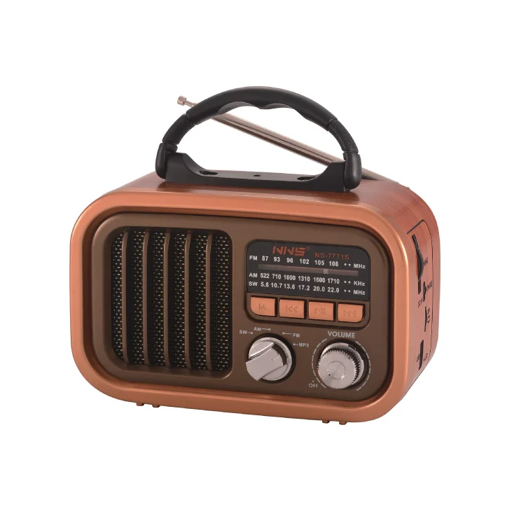 Prenosni retro Bluetooth radio 7771BT/B NS-7771BT/B