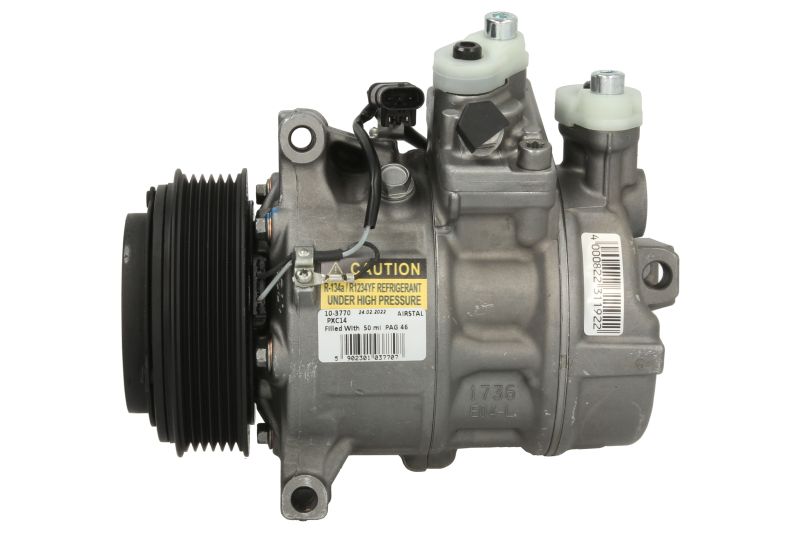 Kompresor klime PXC14 AIRSTAL, promer remenice 110mm, 12V ZA: MERCEDES C (A205), C (C205), C T-MODEL (S205), C (W205), CLS (C257), E (A238), E (C238), E T-MODEL (S213), E (W213) 1.5-3.0 od 2013.-