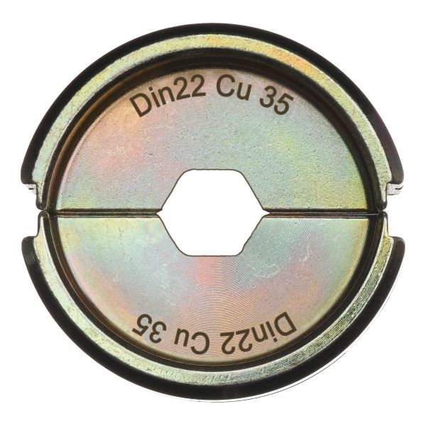Matrica za crimper, DIN22 Cu 35 - 1 pc, MILWAUKEE 4932451746