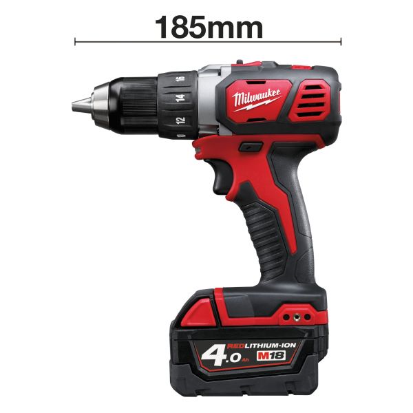 Bušilica-odvijačM18 BDD-0, 1,5-13mm, 18V, maksimalni moment: 50 Nm; 0x Li-Ion, MILWAUKEE 4933443530