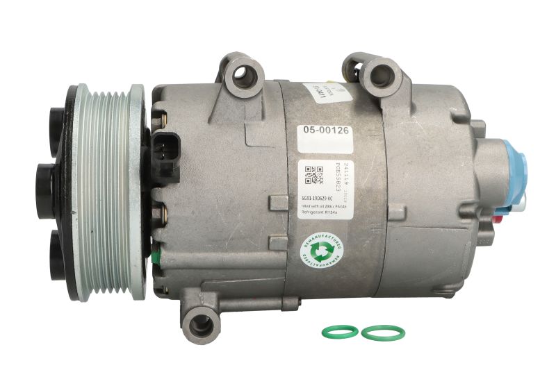 Kompresor klime (reparirana) ELSTOCK odgovara za: VOLVO S80 II, V70 III; FORD GALAXY II, GALAXY MK II, MONDEO IV, S-MAX 1.8D/2.0D od 2006-2015; ELSTOCK ELS51-0411
