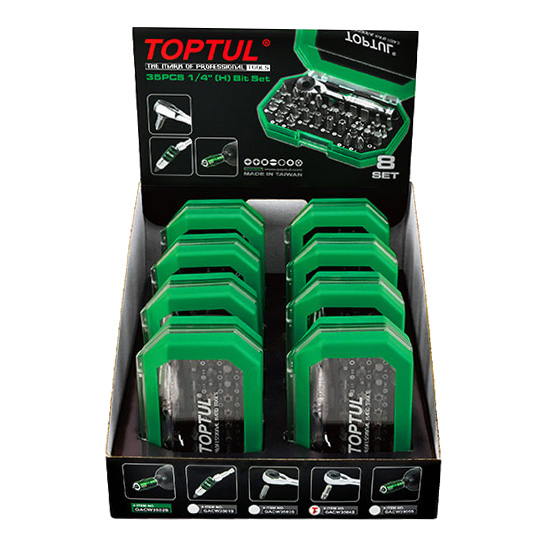 Set odvijača/bitova 35 kom TOPTUL GACW3504S
