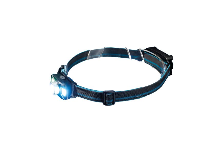 Baterijska LED svetiljka, plastika, vrsta izvora svetlosti: 2xCOB/XG-2, prednji, crna, USB; EWNAR MMT A001 015