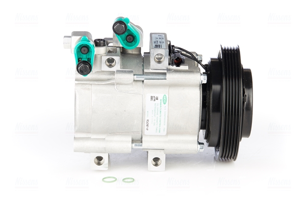 Kompresor klime HS-18, promer remenice 140mm, 12V NISSENS odgovara za: HYUNDAI TERRACAN 2.9D od 2001-2006; NISSENS NIS890182