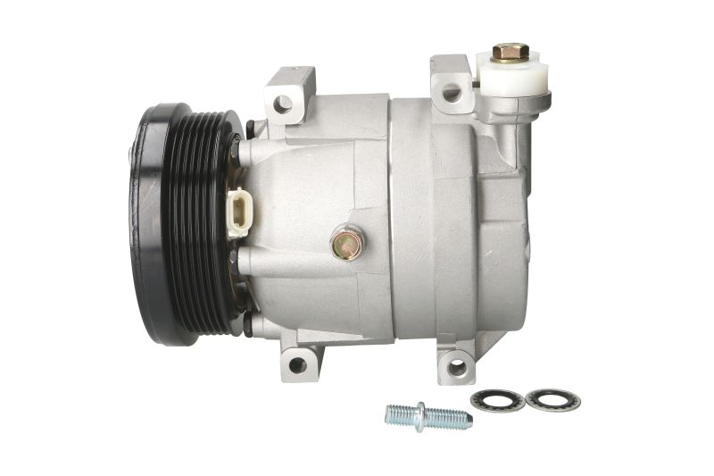 Kompresor klime V5, promer remenice 120mm, 12V NRF odgovara za: CHEVROLET AVEO / KALOS, LACETTI, NUBIRA; DAEWOO KALOS, LACETTI, NUBIRA 1.2-1.6LPG od 2002-; NRF NRF32220