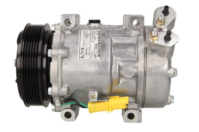 Kompresor klime SD7V16, promer remenice 119mm, 12V ZA : ABARTH GRANDE PUNTO, PUNTO, PUNTO EVO; ALFA ROMEO MITO; CITROEN BERLINGO, BERLINGO/MINIVAN, C5 I, C8, JUMPY I 1.3D-2.2 1998- NRF NRF32270