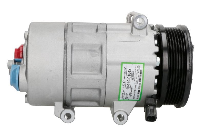 Kompresor klime NRF VS16, promer remenice 108mm, 12V odgovara za: FORD GALAXY II, GALAXY MK II, MONDEO IV, S-MAX, TRANSIT 1.8D/2.0D/2.2D od 2006-2015; NRF NRF32403