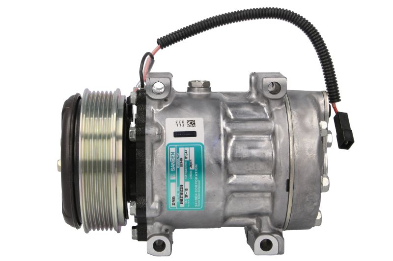 Kompresor klime (R134a) ZA : MASSEY FERGUSON 5410, 5420, 5430, 5440, 5445, 5450, 5608, 5609, 5610, 5611, 5612, 5613, 6612, 6613, 6614, 6615, 6616, 7614, 7615, 7616, 7618, 7619, 7620, 7622, 7624, 7626 NRF NRF32771