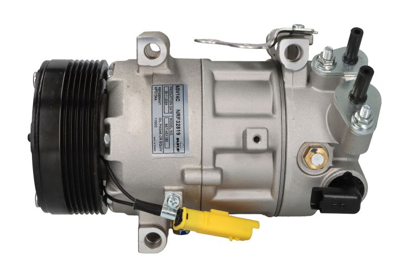 Kompresor klime SD7C16 : DS DS 5; CITROEN C4 GRAND PICASSO I, C4 II, C4 PICASSO I, C5 III, DS4, DS5; PEUGEOT 3008, 308 I, 407, 407/KOMBI 2.0D/2.0DH 2009- NRF NRF32819