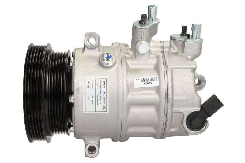 Kompresor klime PXE16 ZA : AUDI A3, Q3, TT; VW BEETLE, GOLF VI, JETTA III, JETTA IV, NEW BEETLE 1.6D/2.5 2005-2019 NRF NRF32970