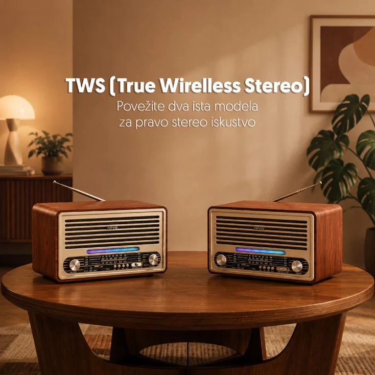 Retro Bluetooth radio 6679BT; NS-6679BT