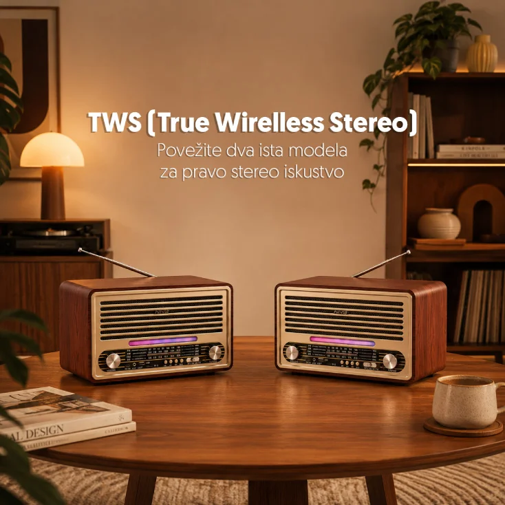 Retro Bluetooth radio 6679BT/B; NS-6679BT/B