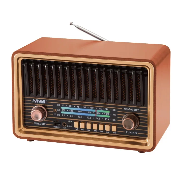 Retro RGB Bluetooth radio 8075BT; NS-8075BT-OUT1