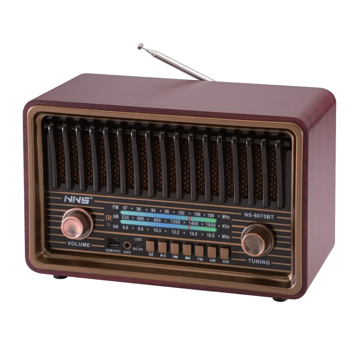 Retro RGB Bluetooth radio 8075BT/B; NS-8075BT/B