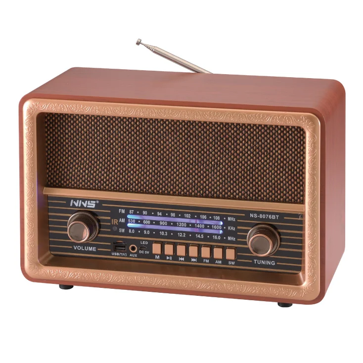 Retro RGB Bluetooth radio 8076BT; NS-8076BT