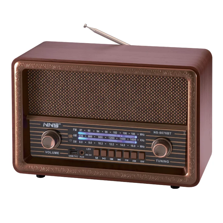 Retro RGB Bluetooth radio 8076BT/B; NS-8076BT/B
