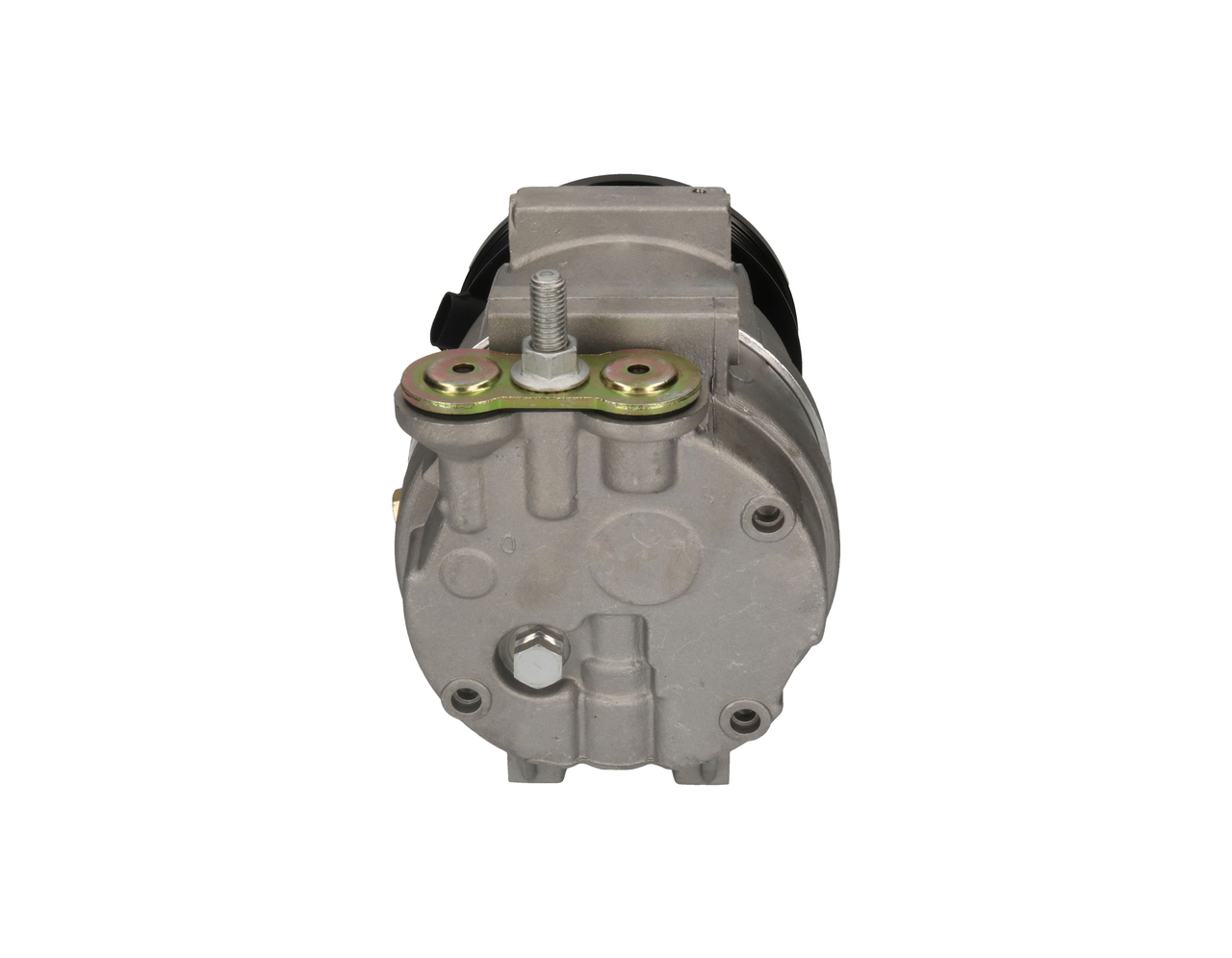 Kompresor klime V5, promer remenice 120mm, 12V BOSCH odgovara za: CHEVROLET AVEO / KALOS; DAEWOO KALOS, NUBIRA 1.2/1.5/1.6 OD 2002-; BOSCH 1986AD1249