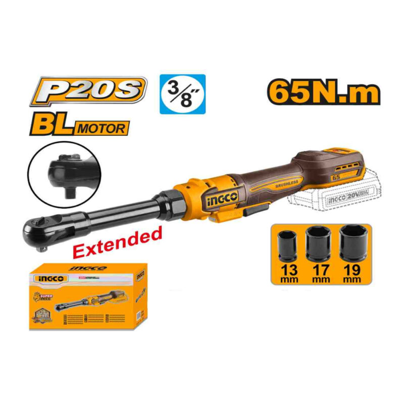 AKU PRODUŽENA RAČNA 65NM 3/8″ SUPER INGCO CDRLI206529