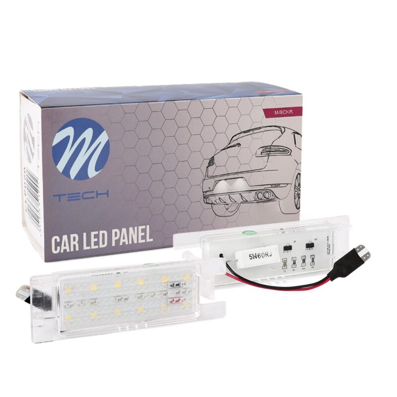 Svetlo registarske tablice LED ZA : OPEL ASTRA H, ASTRA J, CORSA D, INSIGNIA A, MERIVA B, VECTRA C2002-2017 M-TECH CLP020