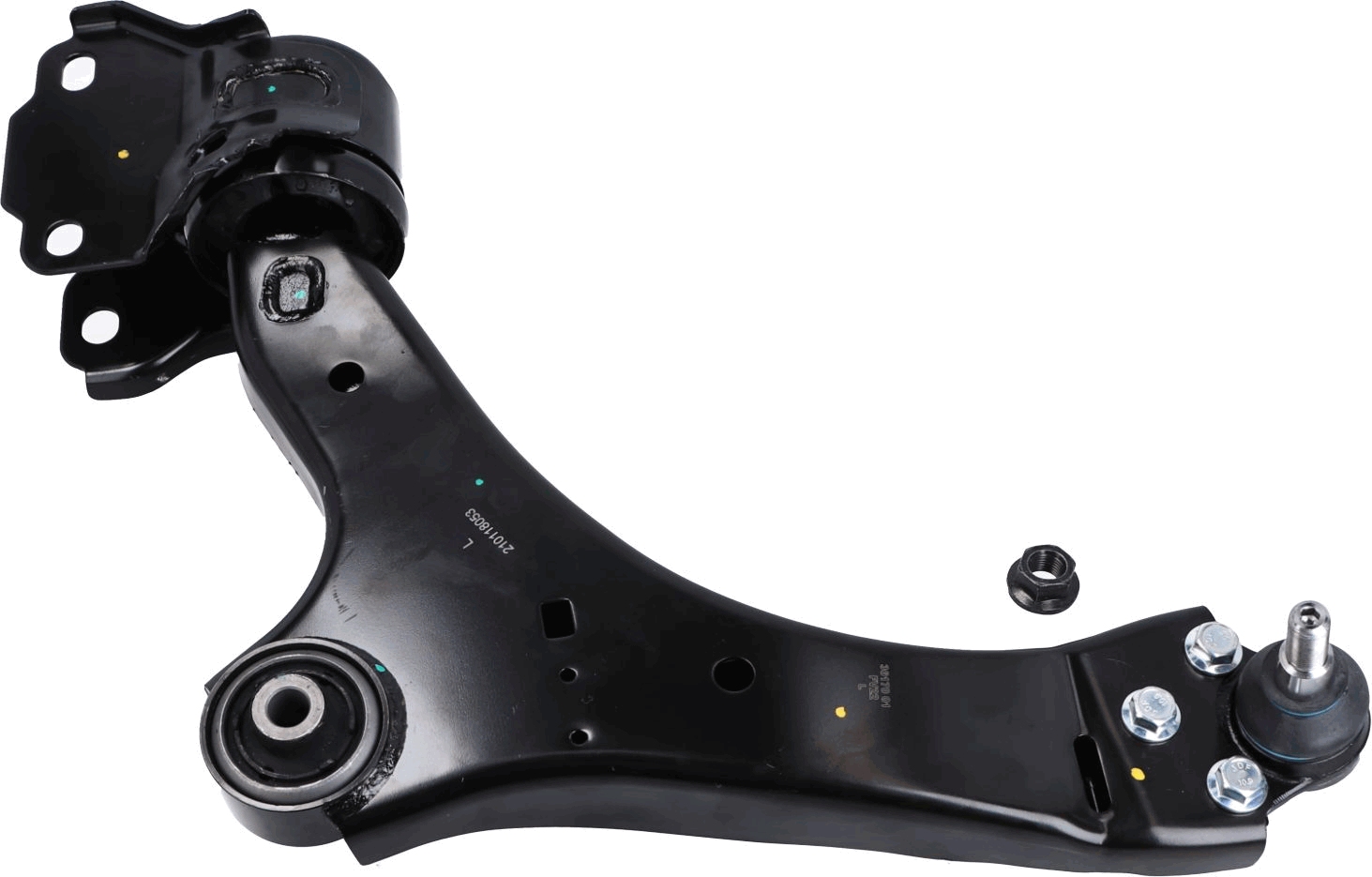 Oscilirajuće rame prednje osovine, strana ugradnje: levo, (dole, napred) VOLVO S60 II, S80 II, V60 I, V70 III; FORD GALAXY II, GALAXY MK II, MONDEO IV, S-MAX 1.5-4.4 2006-2018, LEMFOERDER LMI36170