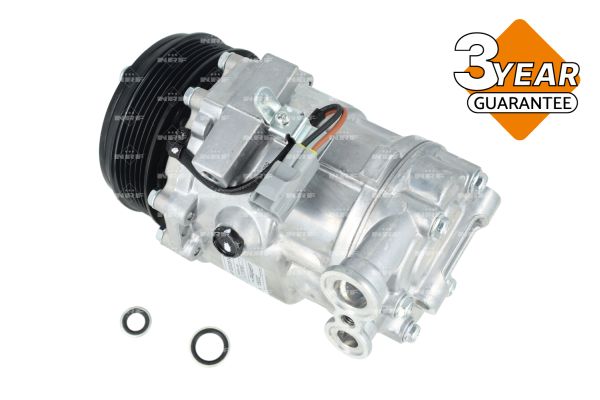 Kompresor klime ZA : ABARTH GRANDE PUNTO, PUNTO, PUNTO EVO; ALFA ROMEO MITO; CITROEN NEMO, NEMO/MINIVAN; FIAT DOBLO, DOBLO CARGO, FIORINO, FIORINO/MINIVAN, GRANDE PUNTO, LINEA 1.3D-1.6D 2005- NRF NRF320297