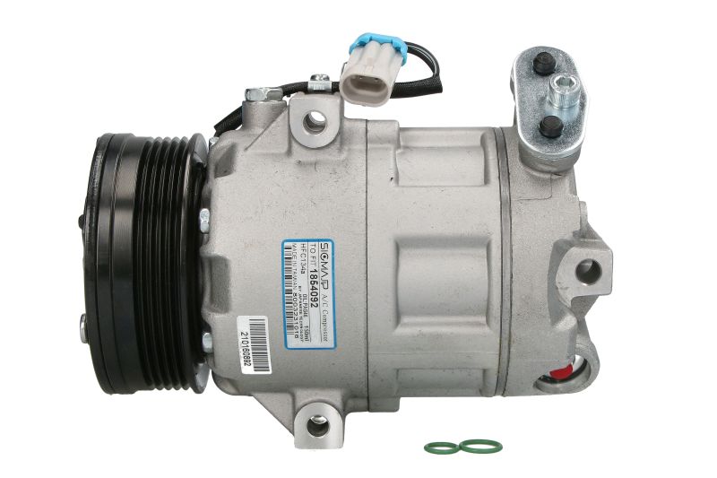 Kompresor klime CVC, promer remenice 104mm, 12V ZA : OPEL ASTRA G, ASTRA G/KOMBI, ZAFIRA A 1.4-2.0 1998-2005 NRF NRF32080