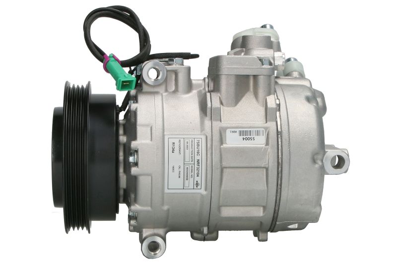 Kompresor klime 7SBU16C, promer remenice 120mm, 12V ZA : AUDI A4 B5, A6 C5; SKODA SUPERB I; VW PASSAT B5, PASSAT B5.5 1.6-2.0D 1994-2008 NRF NRF32104