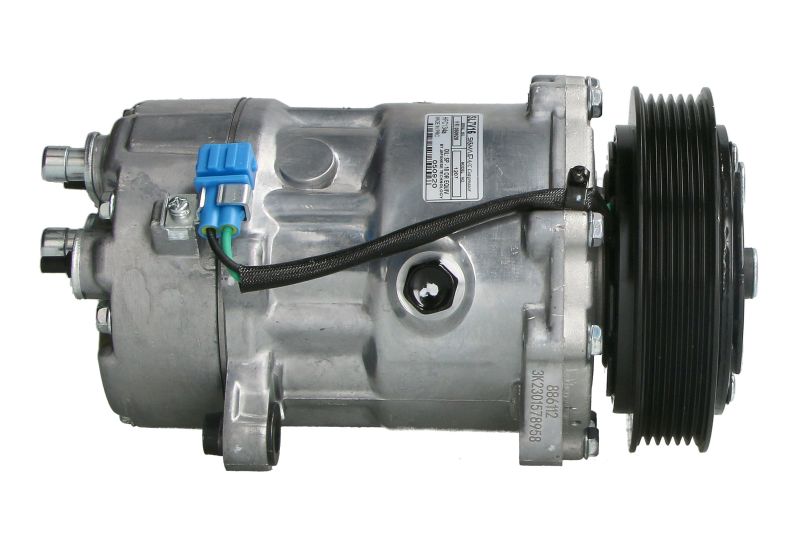 Kompresor klime SD7V16, promer remenice 128mm, 12V ZA : VW CALIFORNIA T4 CAMPER, LT 28-35 II, LT 28-46 II, TRANSPORTER T4 2.3-2.8D 1990-2006 NRF NRF32168