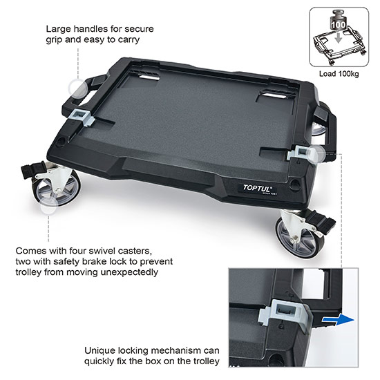 Platforma za kofere za alat TOPTUL TCCC0107